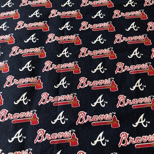 Atlanta Braves Baseball Cotton Fabric
