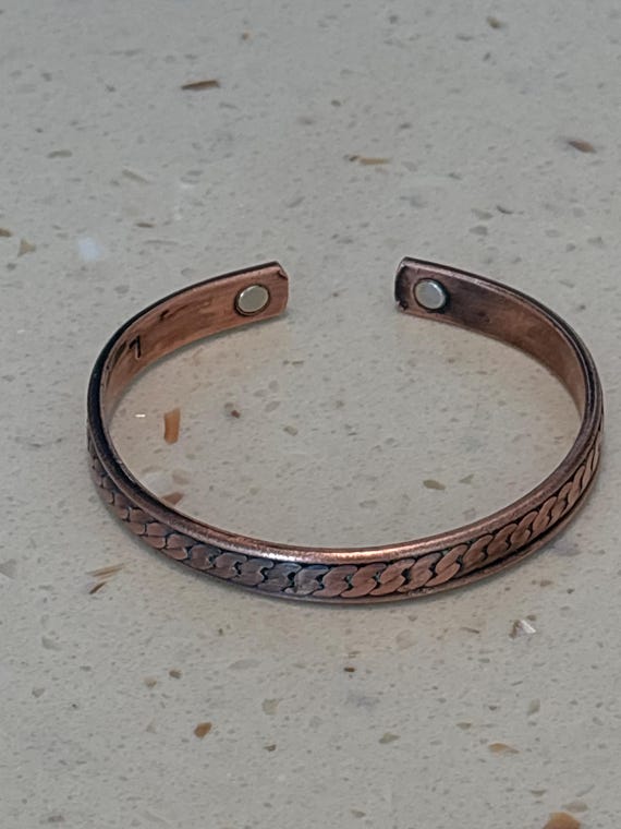 Solid Copper Cuff Bracelet - image 4
