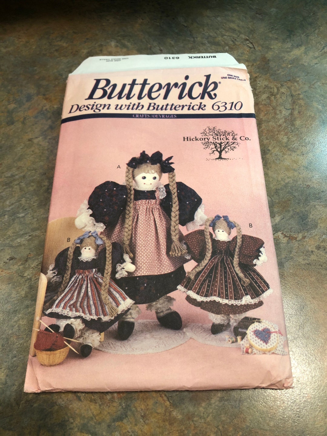 Buttrick Pattern # 6310 Beth and Jennifer Dolls - Etsy
