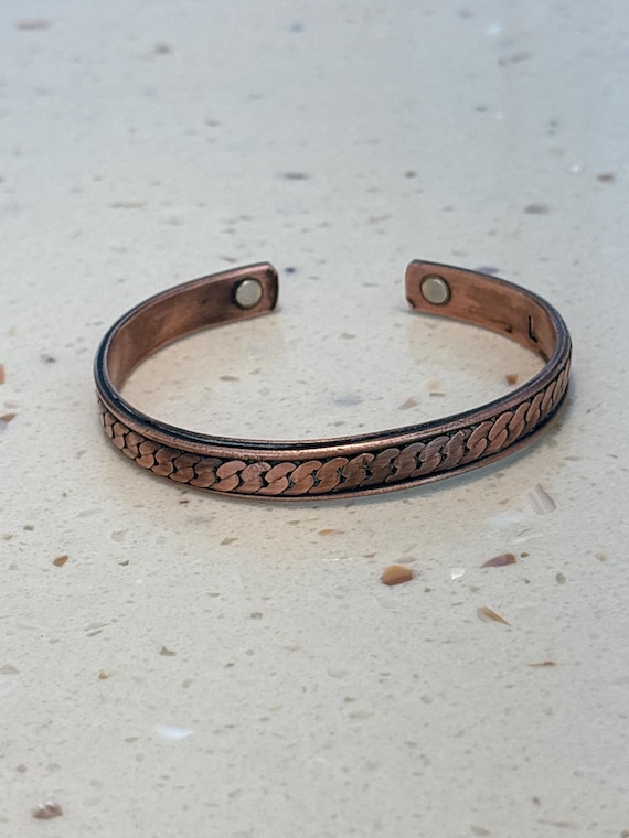 Solid Copper Cuff Bracelet - image 1