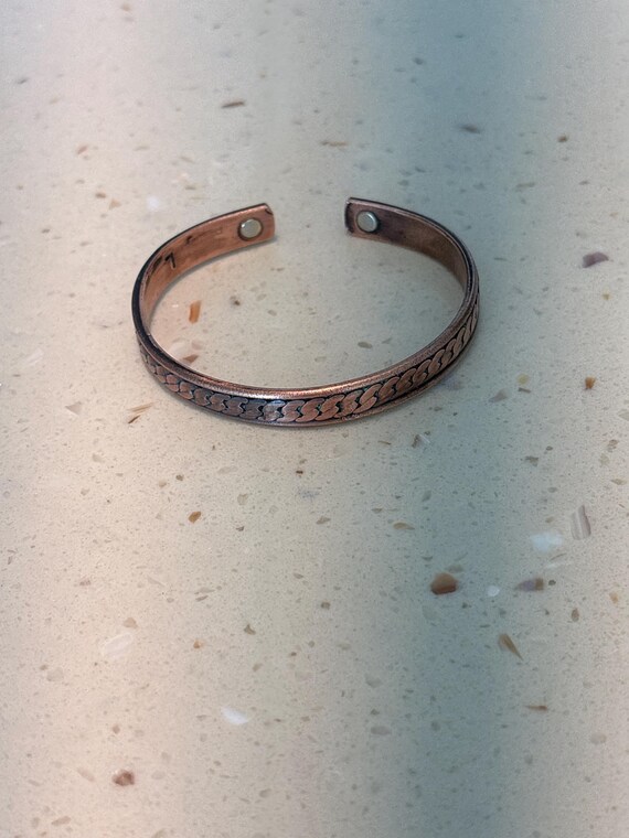 Solid Copper Cuff Bracelet - image 2