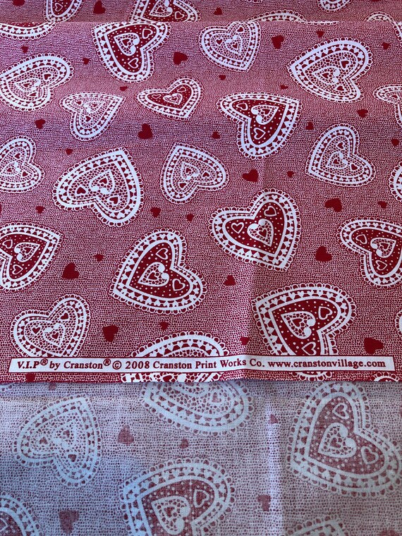 Cranston VIP Valentine Theme Cotton Fabric