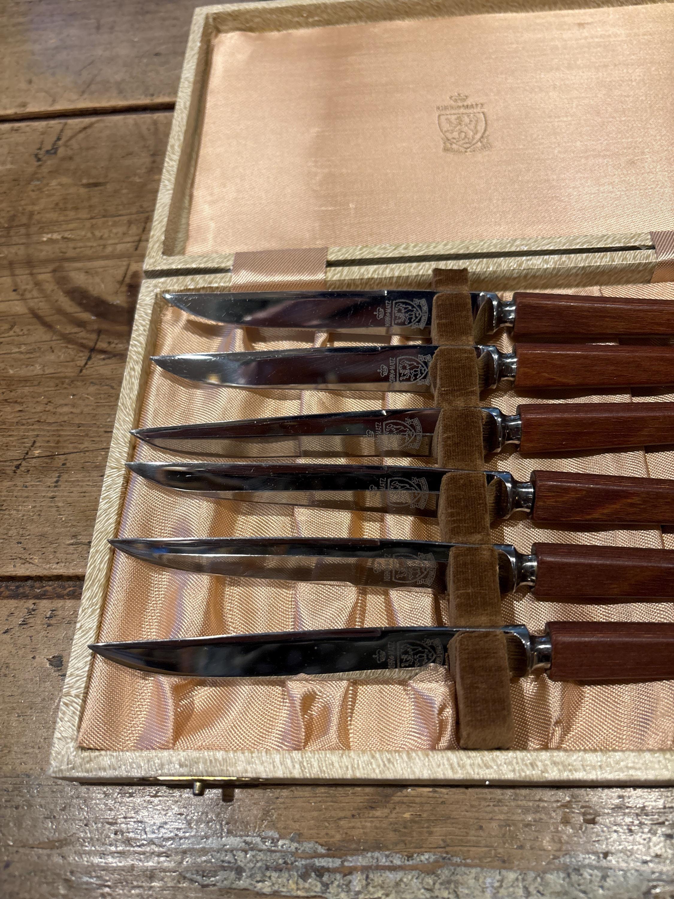 KIRK & MATZ Steak Knives - Etsy