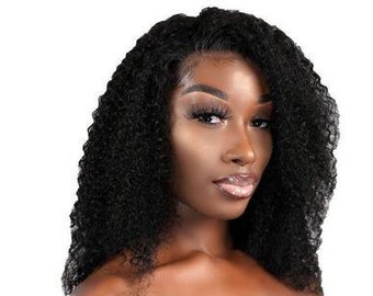 lace front kinky curly wig