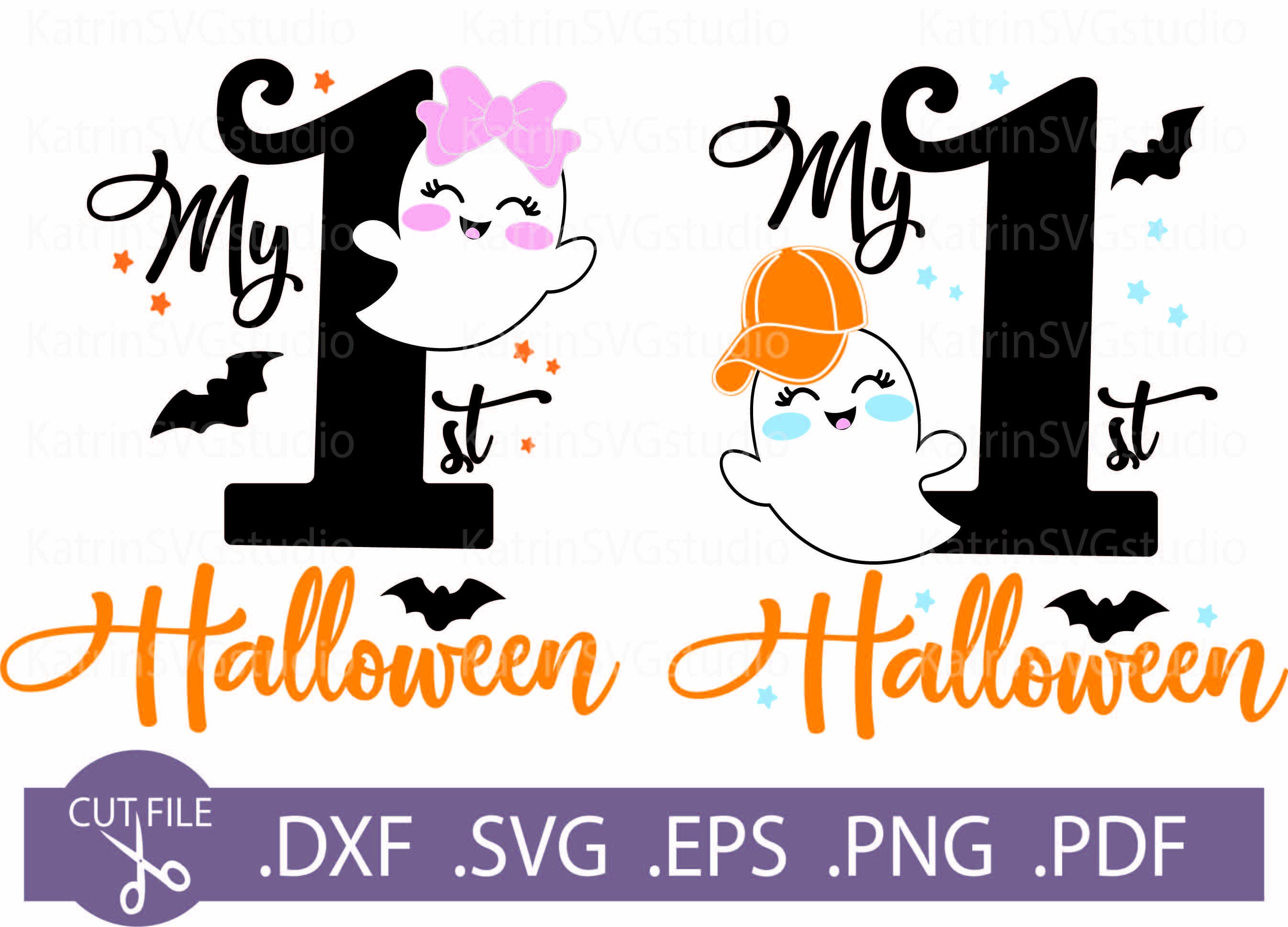 My First Halloween Svg Halloween Svg My 1st Halloween Svg | Etsy