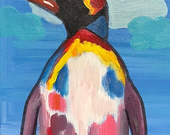 Penguin - Original Acrylic Painting