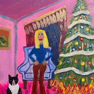 Waiting for Satan - Original Acrylic Painting