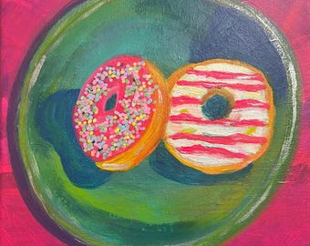 Donuts - Original Acrylic Painting
