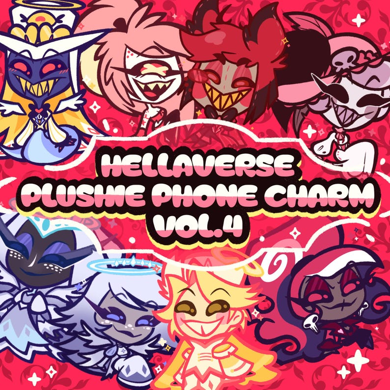 Hellaverse Plushies Phone Charm VOL. 4 [PREORDERS] - Etsy