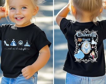 Comfort Colors® Coquette Cinderella T-Shirt, Disney Prinzessin Cinderella Shirt, Disney Prinzessin Shirt Geschenk, Disney Girls Trip Shirt