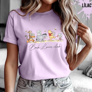 Disney Winnie The Pooh Book Lover T-Shirt, Librarian Shirt, Pooh And Friends Toddler Shirt, Cute Teacher Gift