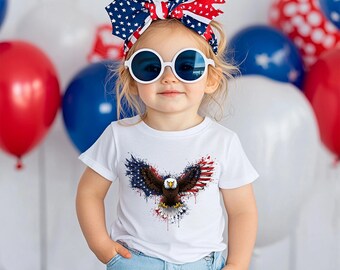 American Eagle T-Shirt, America Patriotic Eagle Shirt, USA toddler Shirt, 4th Of July Sweatshirt, America 250th Anniversary Tee