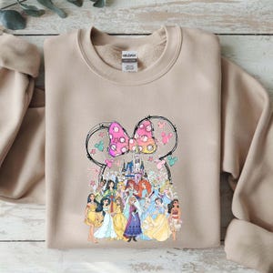 Disney Princess Castle Sweatshirt, Disney Castle Toddler T-Shirt, Disney Princess Kids Shirt, Minnie Princess Tee, Elsa Rapunzel Jasmine image 7