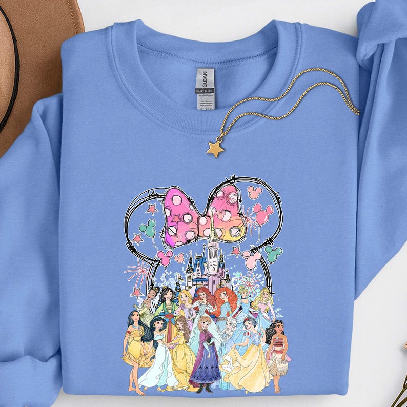 Disney Princess Castle Sweatshirt, Disney Castle Toddler T-Shirt, Disney Princess Kids Shirt, Minnie Princess Tee, Elsa Rapunzel Jasmine image 4