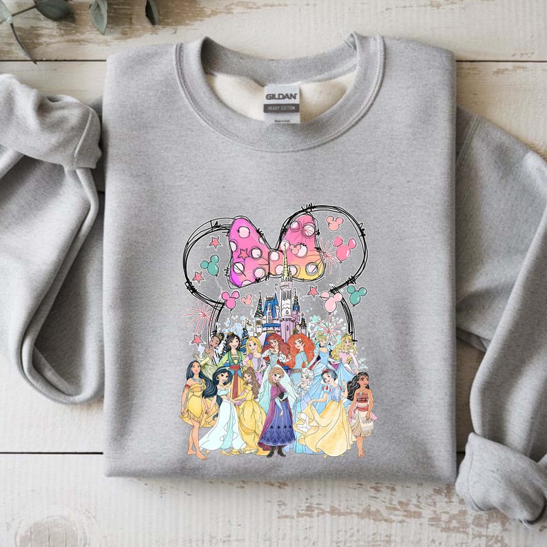 Disney Princess Castle Sweatshirt, Disney Castle Toddler T-Shirt, Disney Princess Kids Shirt, Minnie Princess Tee, Elsa Rapunzel Jasmine image 6