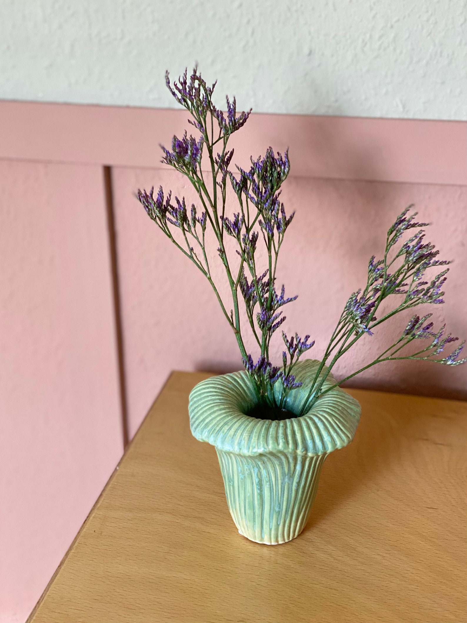 Vase Kohl Außergewöhnlich Deko Grün Organisch Vintage Etsy