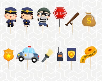 Cop And Robber Etsy
