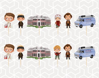 Lone Home Defender Cupcake Toppers or Stickers