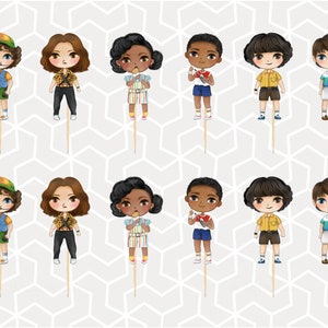 Abnormal Events Cupcake Toppers or Stickers