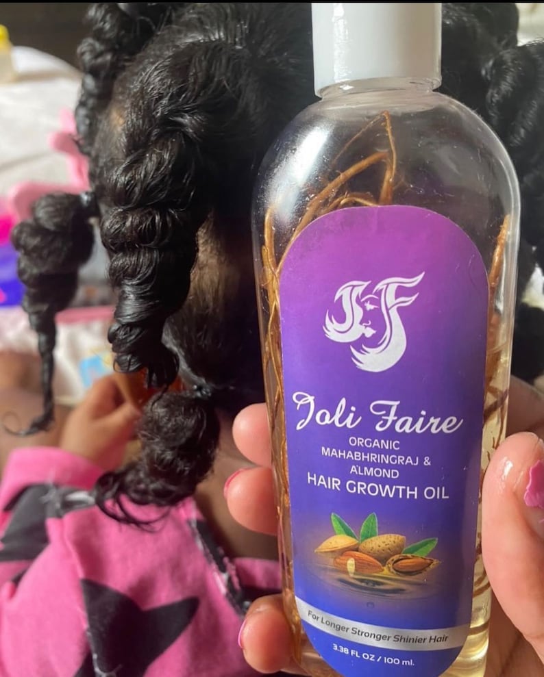 Fast Hair Growth Oil Joli Faire Mahabhringraj & Almond Oil - Etsy