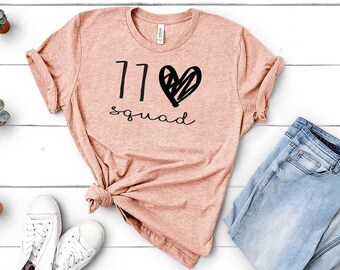 11歳の誕生日を祝うTシャツ：柔らかなコットン素材の誕生日Tシャツ