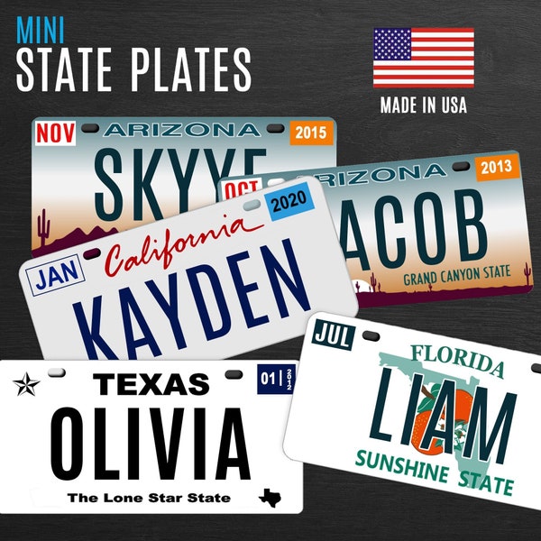 Bicycle Personalized License Plates Etsy