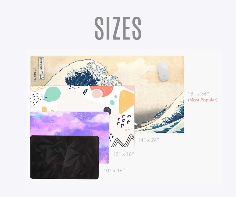 Desk Pad Sizes