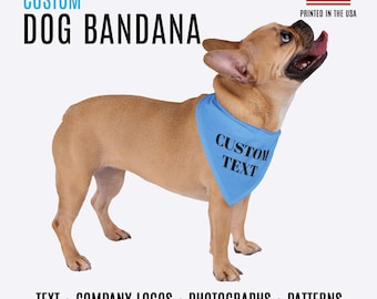 Personalized Pet Bandana: Custom Dog Gift, Polyester Bandana