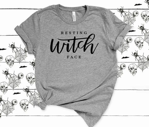 Resting Witch Face Shirt: Funny Halloween Tee