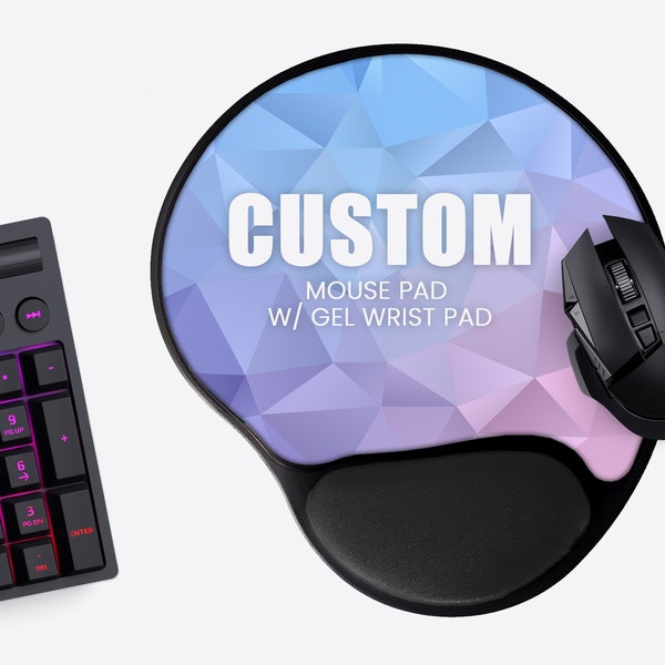 Custom Mouse Pad with Gel, Personalized Gaming Mousepad | Wallet&Heart