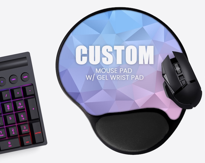 Custom Mouse Pad with Gel, Personalized Gaming Mousepad | Wallet&Heart