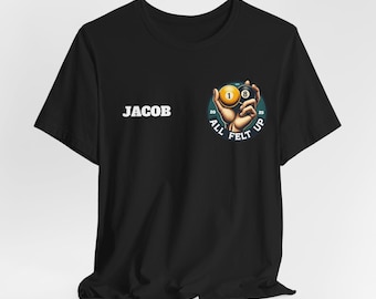 Custom Pool Billiards Team Shirt: Personalized 8-Ball & 9-Ball Design