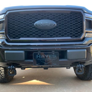 Black Custom License Plate Business Truck Logo