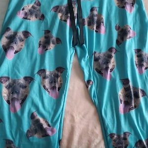 Custom Pet Dog Photo Pajama Pants