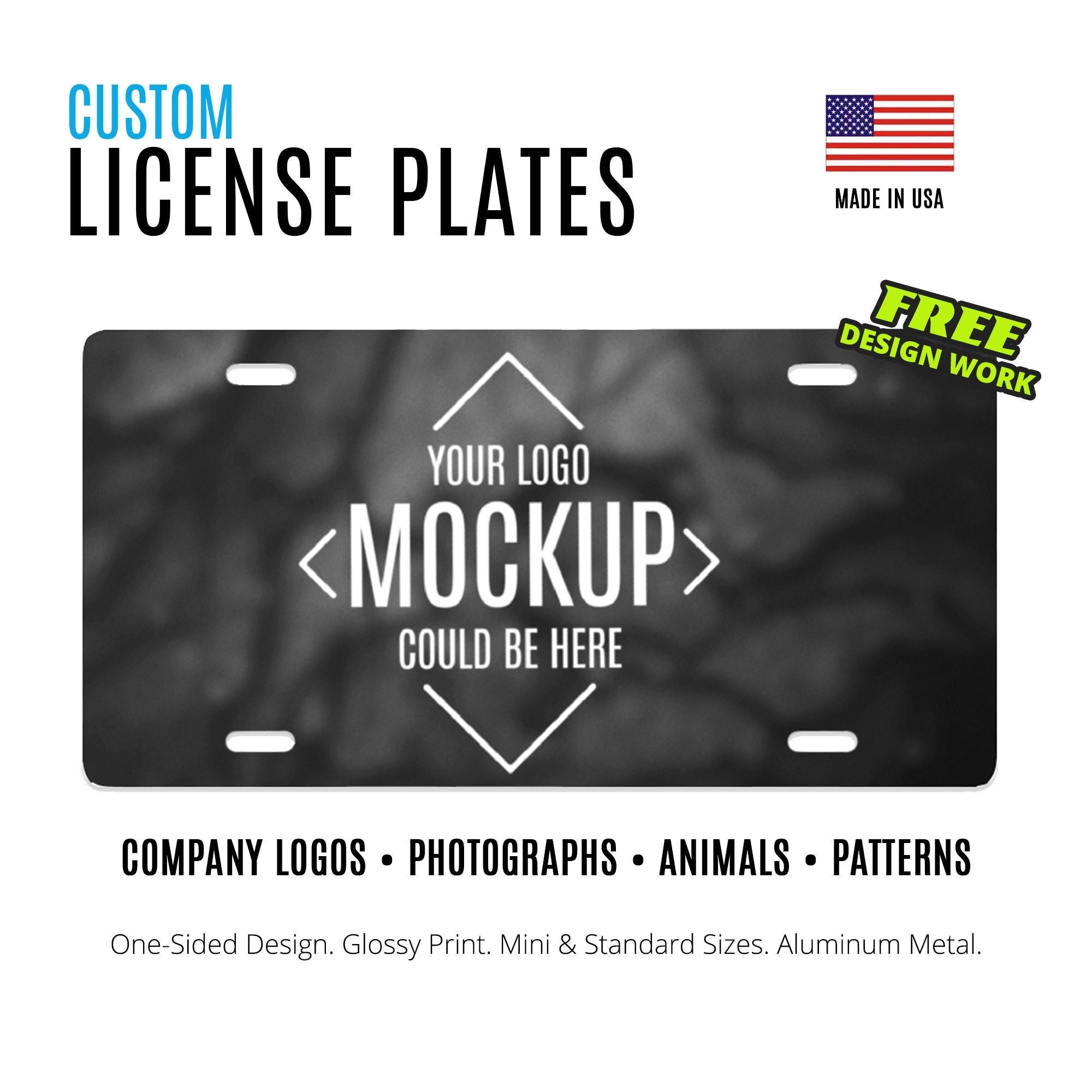 Where to get custom clearance license plates made