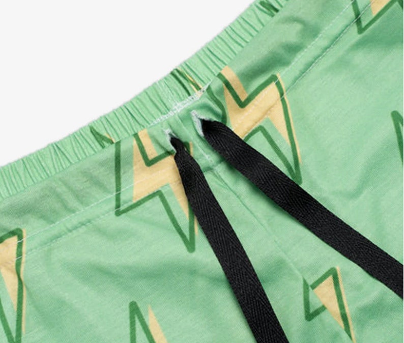 Custom Photo Pajama Pants Up Close