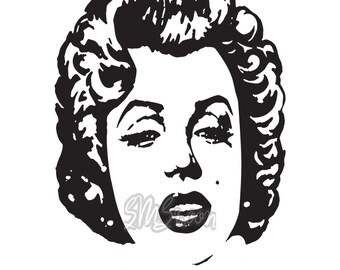 Marilyn Monroe Svg Etsy