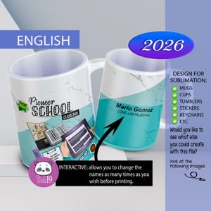 Afdrukbaar cadeauontwerp pioniersschool | Aangepast sublimatieontwerp pioniersschool: zinvol theocratisch geschenk