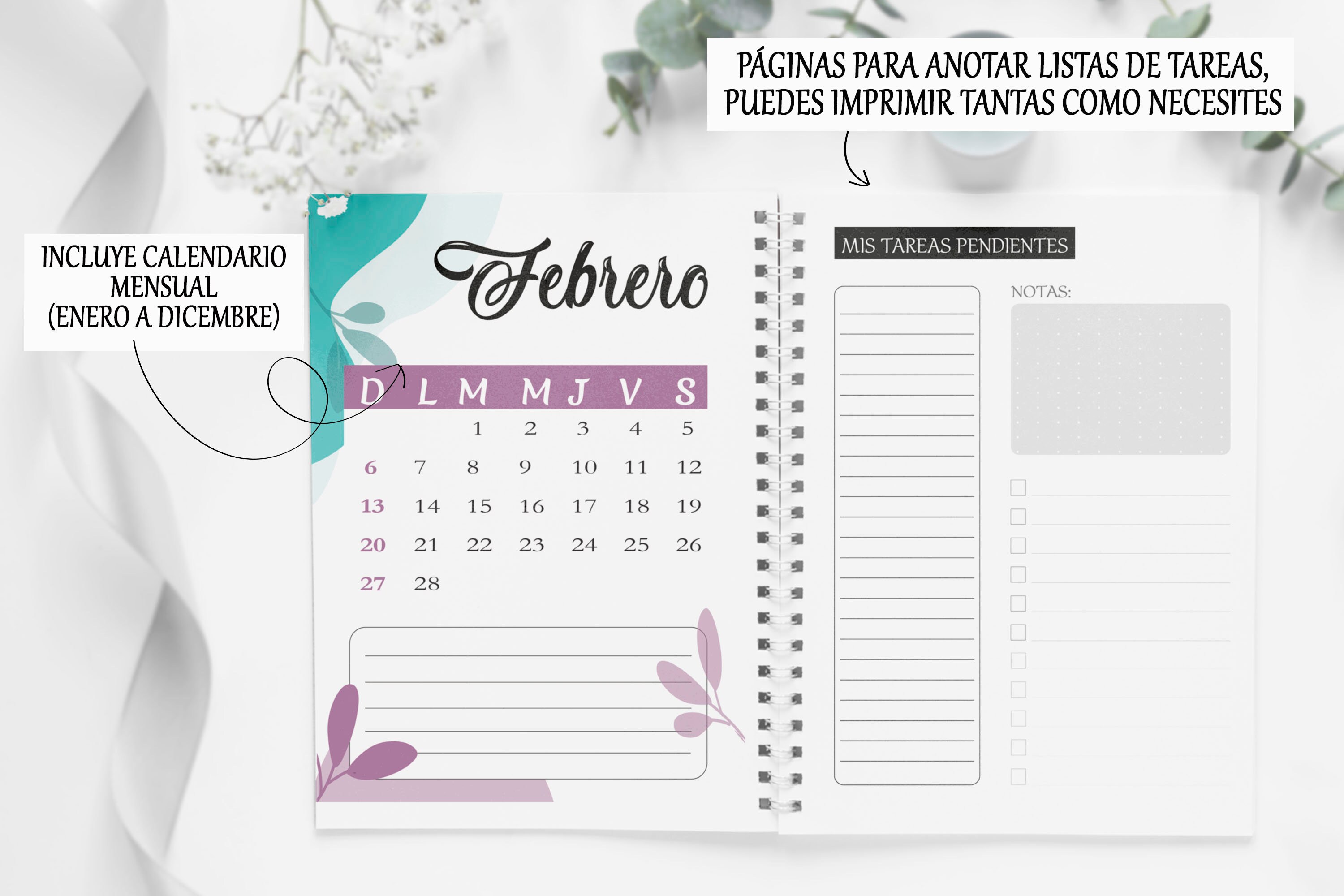 jw planner 2022 in spanish complete agenda calendar