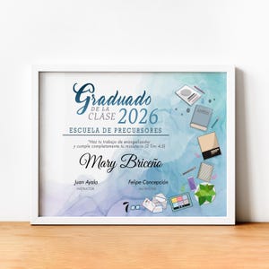 JW Pioneer School Graduation Diploma Printable | Christian Ministry Certificate | Digital Keepsake 2026 image 3