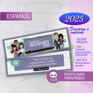 JW Bookmarks for Pioneer School 2025 in SPANISH| design of the year 2025