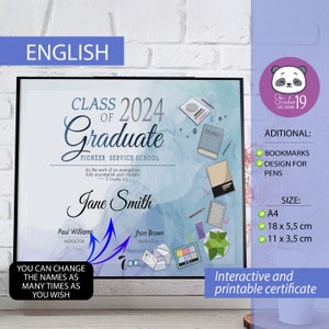 Certificado da escola precursora | presentes para precursores | Certificado imprimível jw