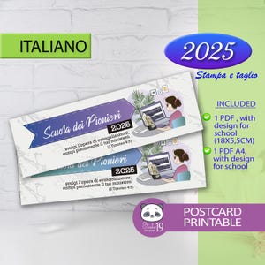 jw pioneer school in italian 2025| bookmarks for gifts | gifts for pioneers  | model 2