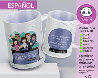 JW Illustration for Pioneer School 2025, Spanish Digital Download, Printable Pioneer Gift, Customizable PDF for JW Pioneers