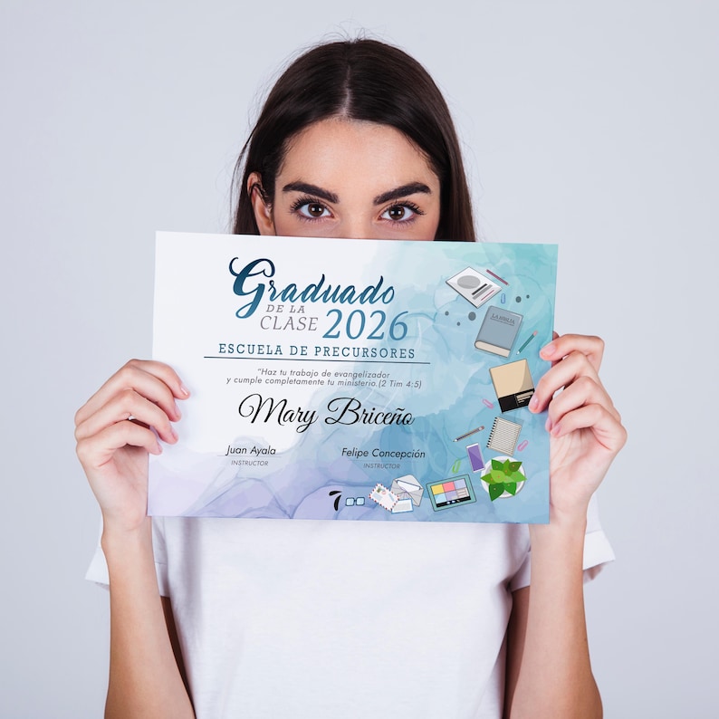 JW Pioneer School Graduation Diploma Printable | Christian Ministry Certificate | Digital Keepsake 2026 image 15