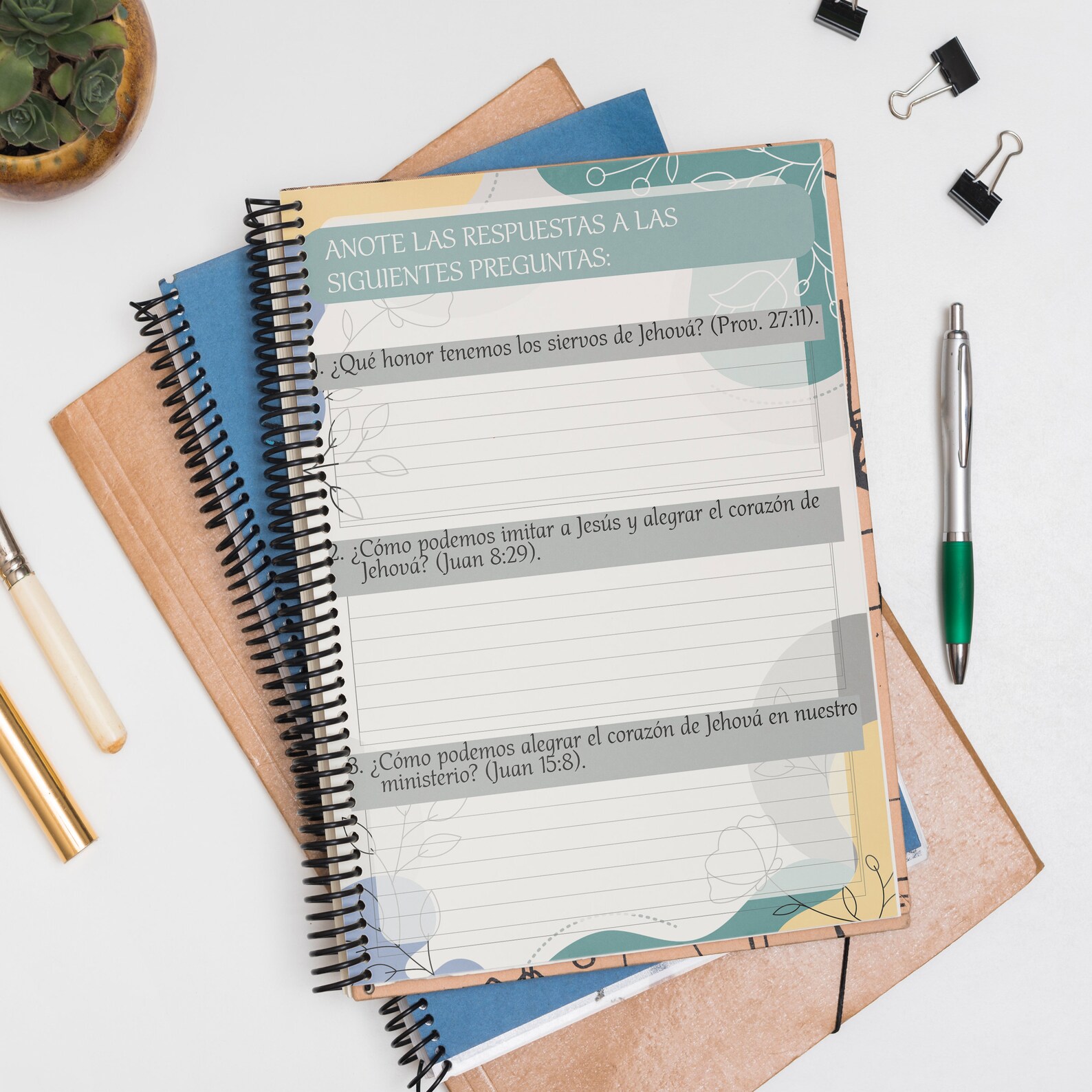 JW circuit assembly notepad in SPANISH Etsy