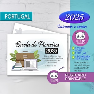 École pionnière JW 2025 | signets et cartes postales à imprimer | modèle 8