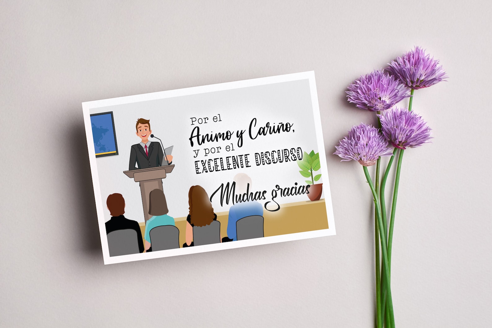 JW Digital and Printable Postcard for Speakers: thanks Encouragement ...