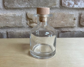 5 fl oz Reusable, Multi Purpose Glass Jar with Cork Lid | Storage, Decor and DIY projects