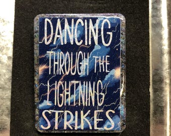Opalite Badge Reel, Dancing Lightning Strikes Id Holder,